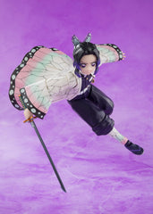 Shinobu Kocho S.H.Figuarts interchangeable expression parts for mood variations.