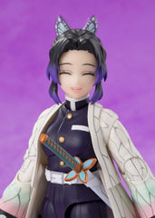 Shinobu Kocho S.H.Figuarts wide range of motion supports dynamic battle scenes.