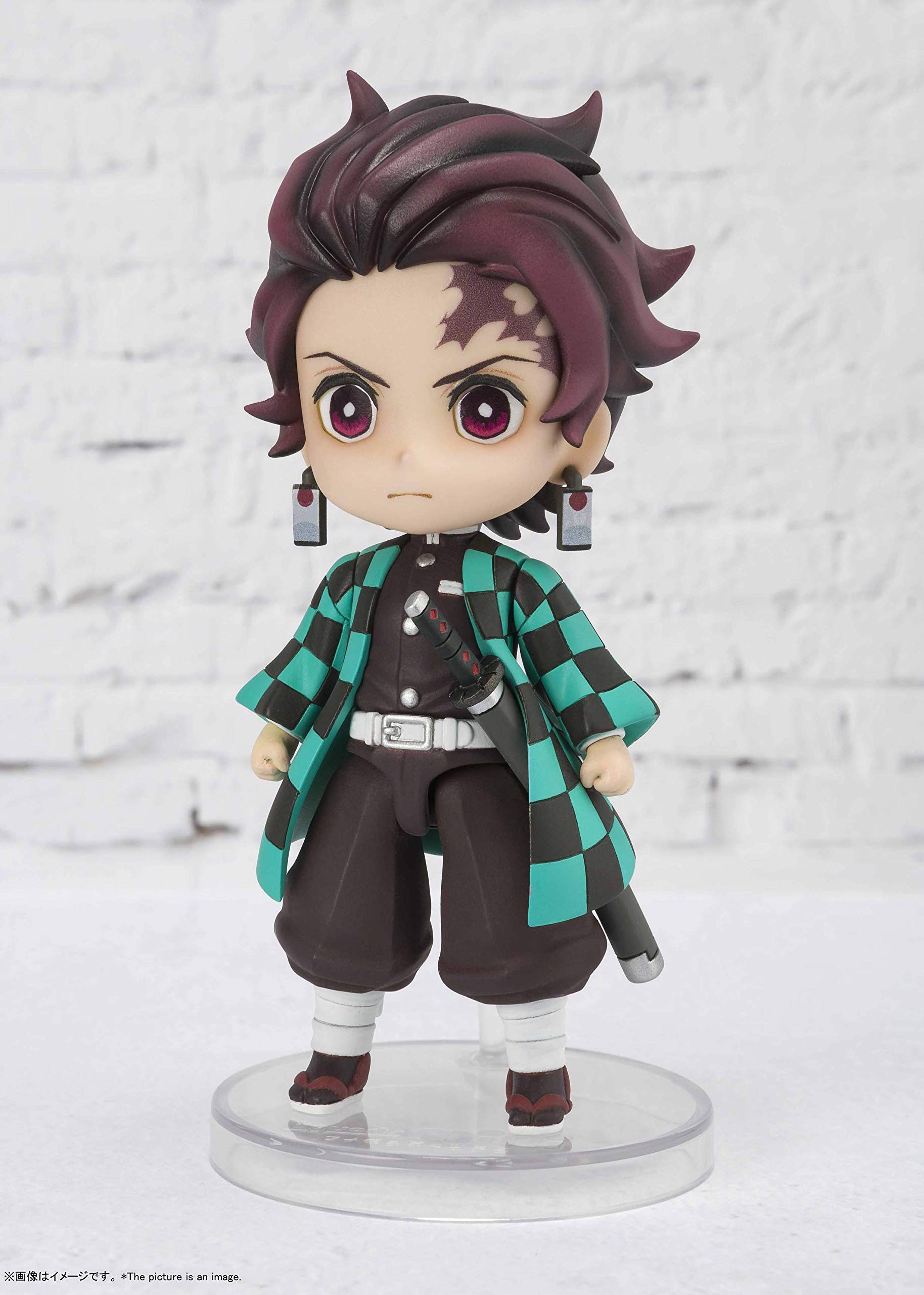 Includes custom stand for stable shelf placement of Tanjiro figure