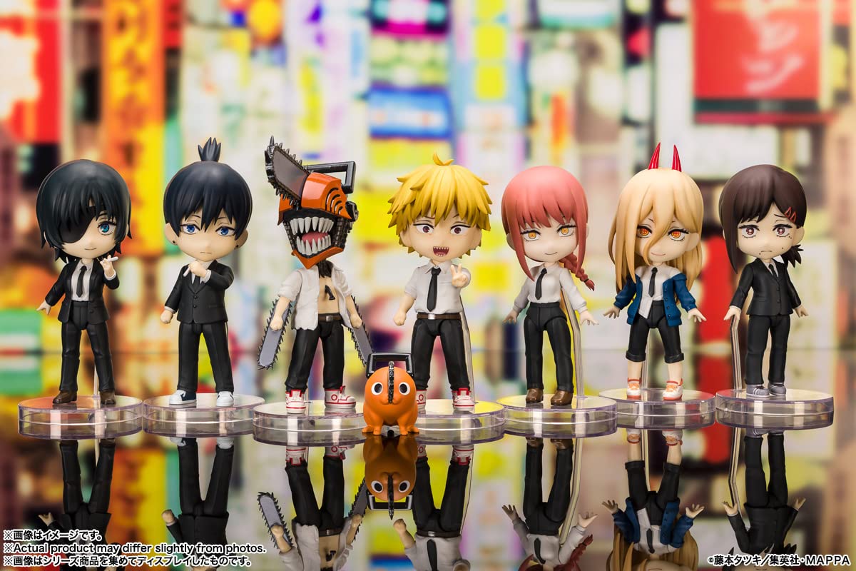 Tamashii Nations Denji Figuarts Mini size comparison shows palm-size scale