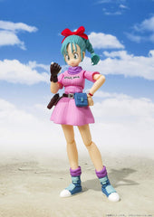 Tamashii Nations Bulma with Dragon Radar accessory for interactive display