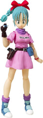 Tamashii Nations Bulma pink outfit figure for display and collection