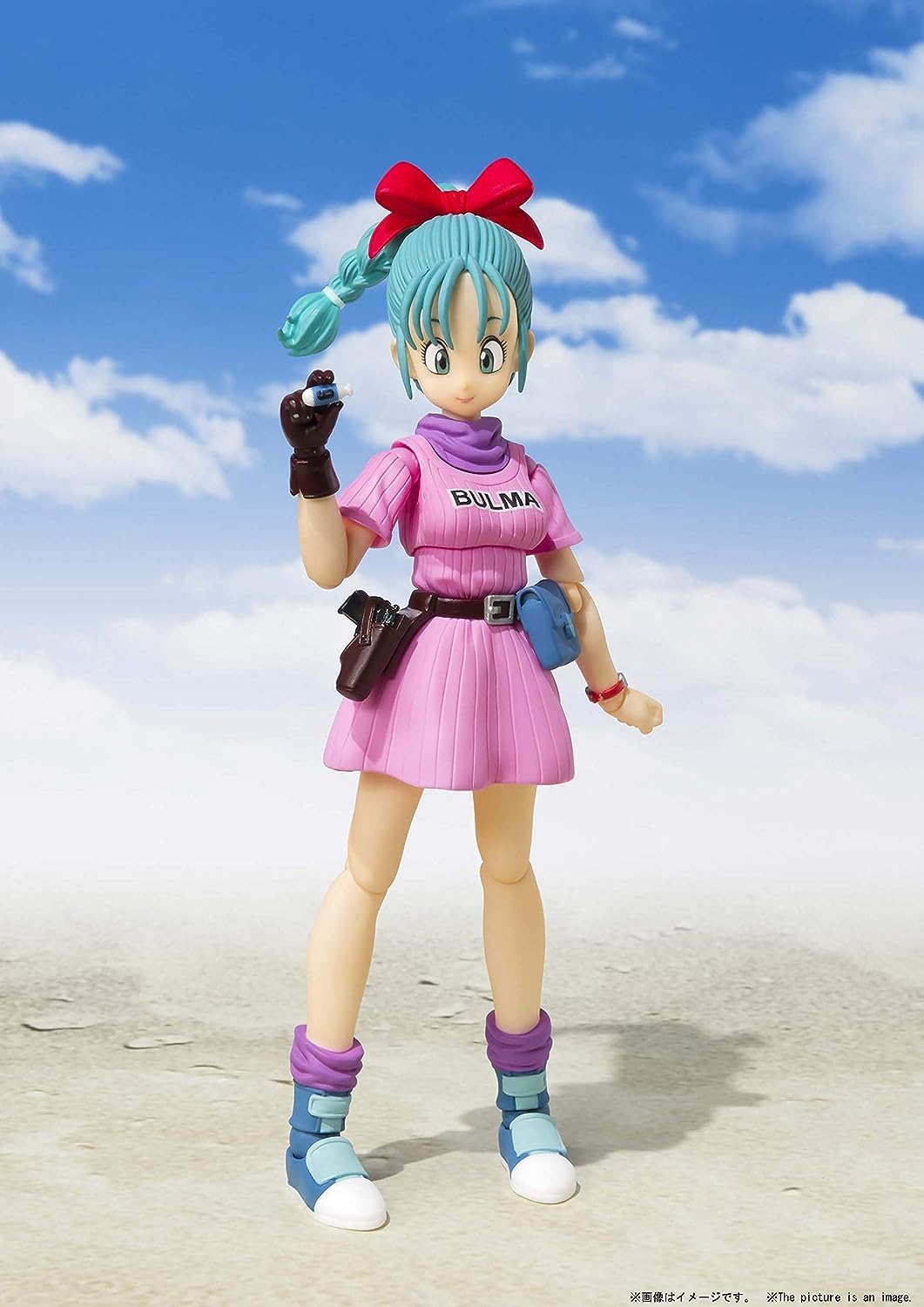 Tamashii Nations Bulma two expression parts for customizable moods