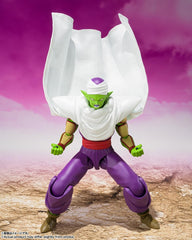 TAMASHII NATIONS Piccolo S.H.Figuarts head parts without turbans provide alternative looks.