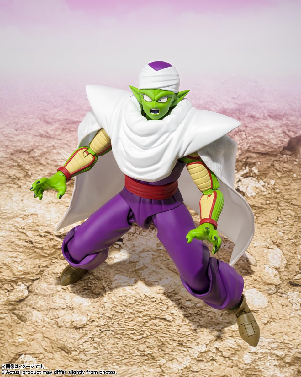 TAMASHII NATIONS Piccolo S.H.Figuarts head parts with turban offer varied expressions.