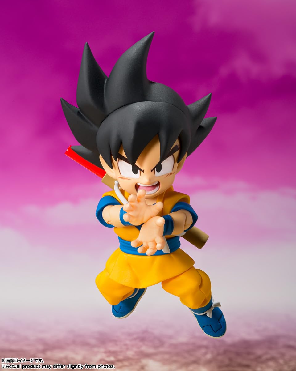 TAMASHII NATIONS Dragon Ball DAIMA Son Goku Mini compact display-ready figure