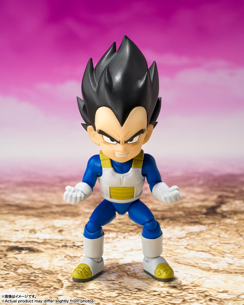 Replacement arms for Vegeta DAIMA enable added posing options and action-ready display.
