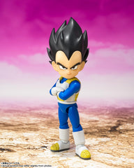 Vegeta replacement head from DAIMA line adds diverse facial expressions for dynamic poses.