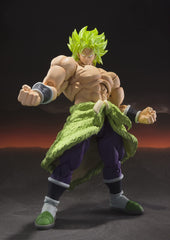 Tamashii Nations Broly figure with exchange parts for dynamic posing and display.