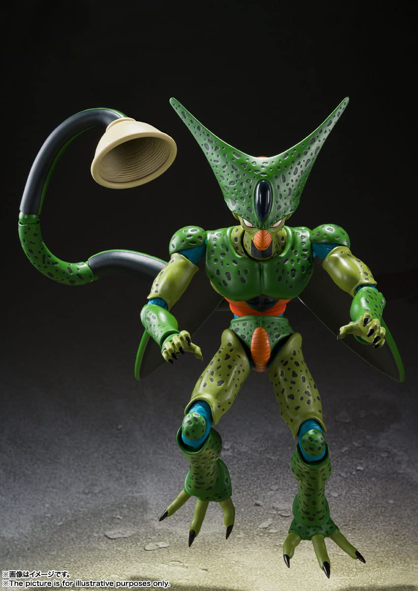 TAMASHII NATIONS Dragon Ball Z Cell First Form box shows official licensing label
