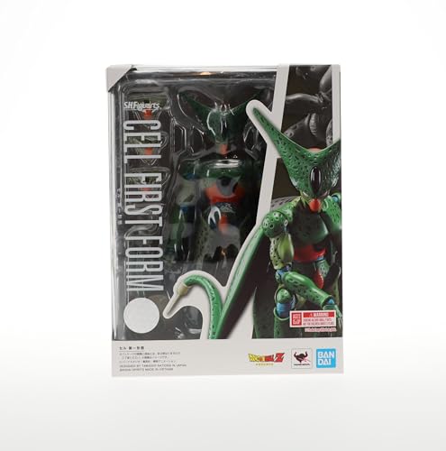 Tamashii Nations Cell First Form optional head for expressive posing.