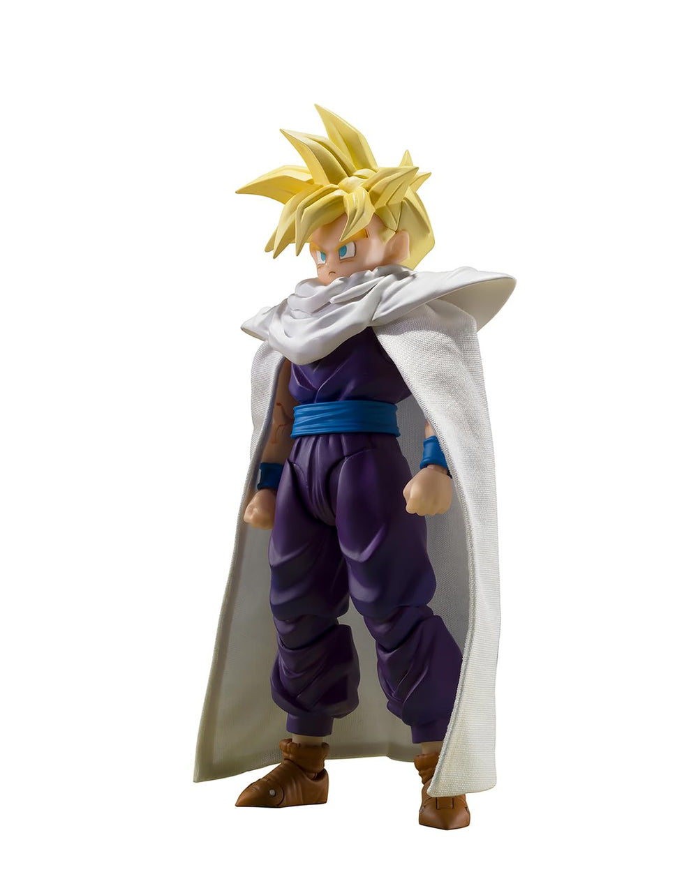 Tamashii Nations Dragon Ball Z Gohan figure front view for dynamic display and posing