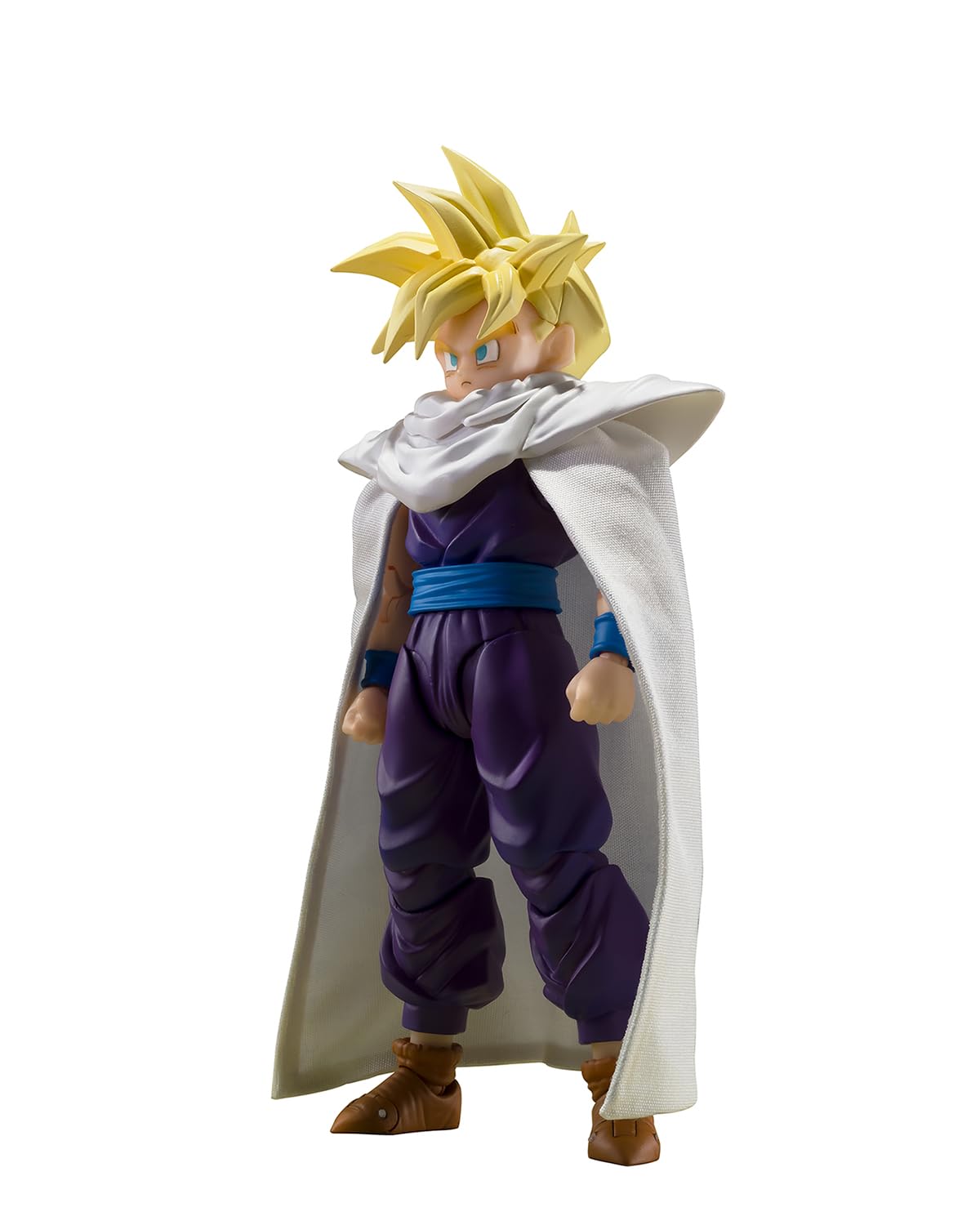 Tamashii Nations Dragon Ball Z Gohan figure front view for dynamic display and posing
