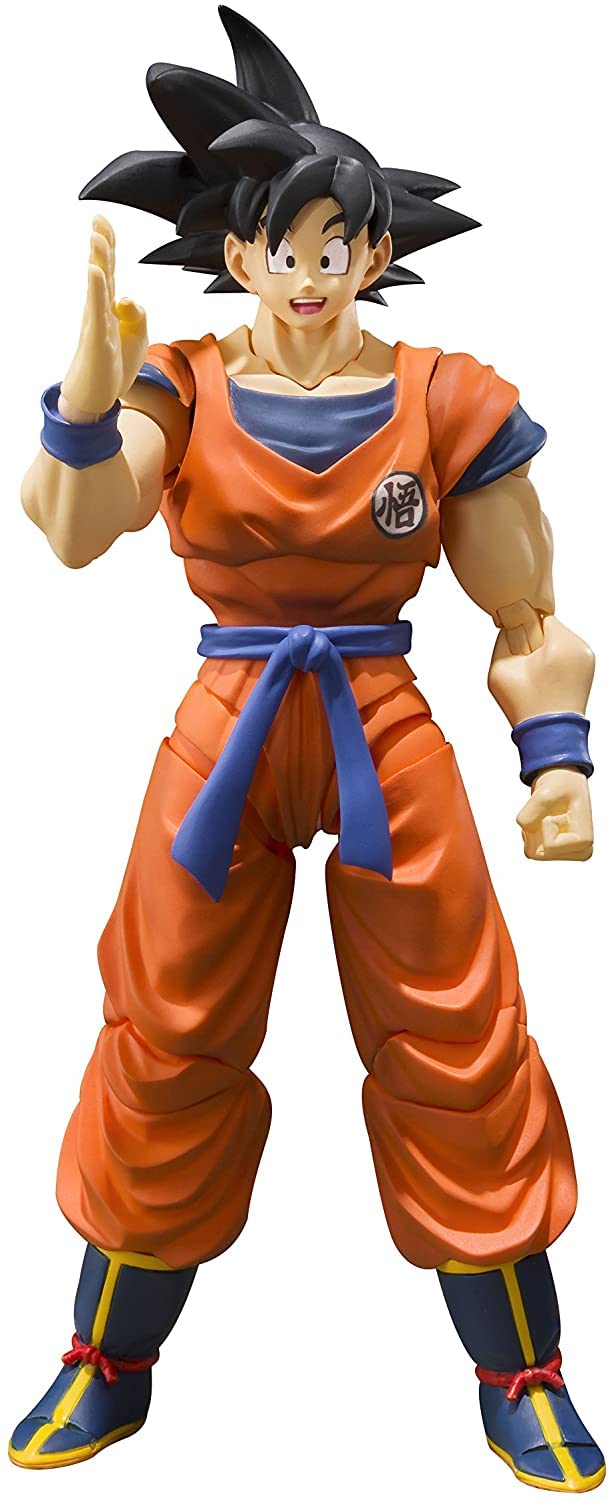 Tamashii Nations Dragon Ball Z Son Goku S H Figuarts box front confirms official licensing for collectors