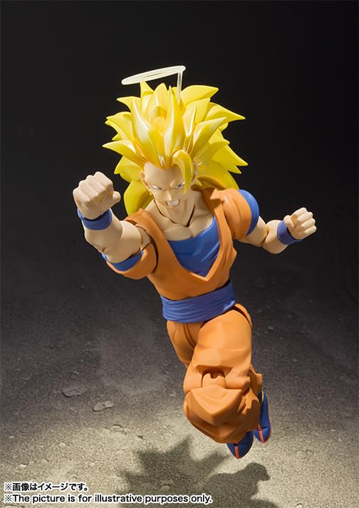 Tamashii Nations Dragon Ball Z SSJ3 Goku interchangeable expressions for scenes