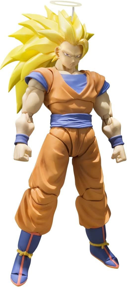 Tamashii Nations Dragon Ball Z SSJ3 Goku main body for display ready poses