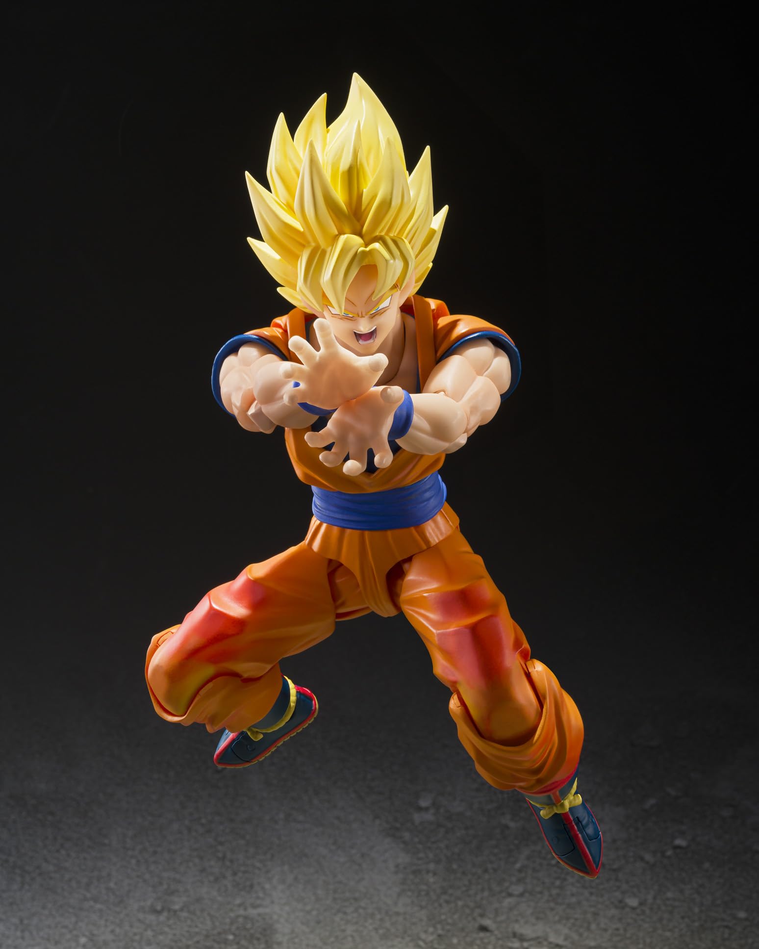 Tamashii Nations Dragon Ball Z Goku figure box with Bandai Namco warning label