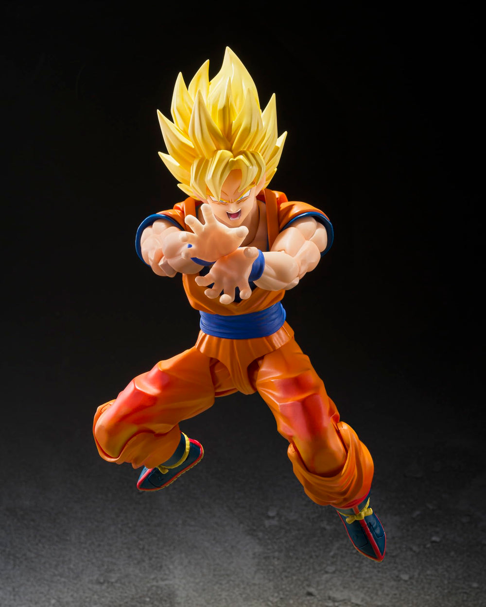 Tamashii Nations Dragon Ball Z Goku figure box with Bandai Namco warning label