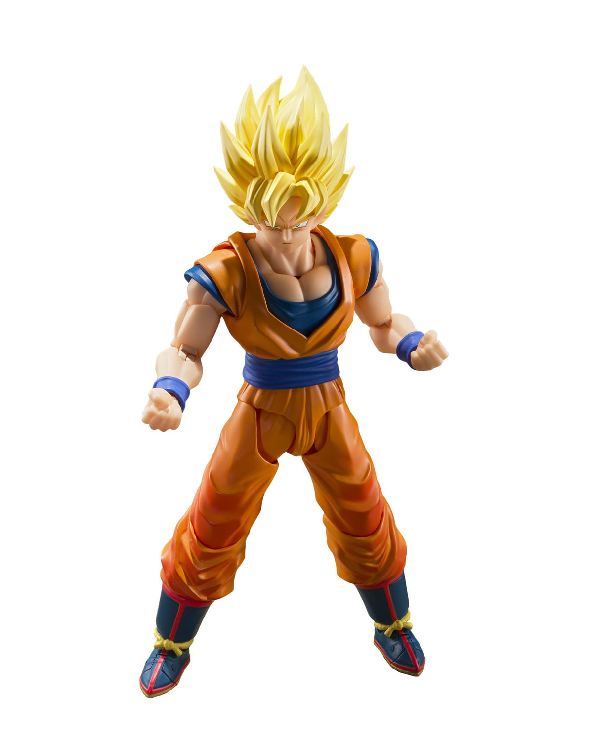 Tamashii Nations Dragon Ball Z Goku figure front view for display-ready collection