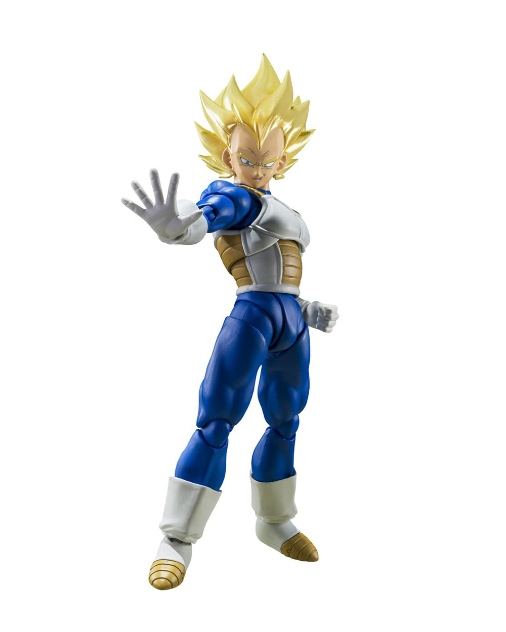 Tamashii Nations Dragon Ball Z Vegeta Awakened Blood front view figure for display