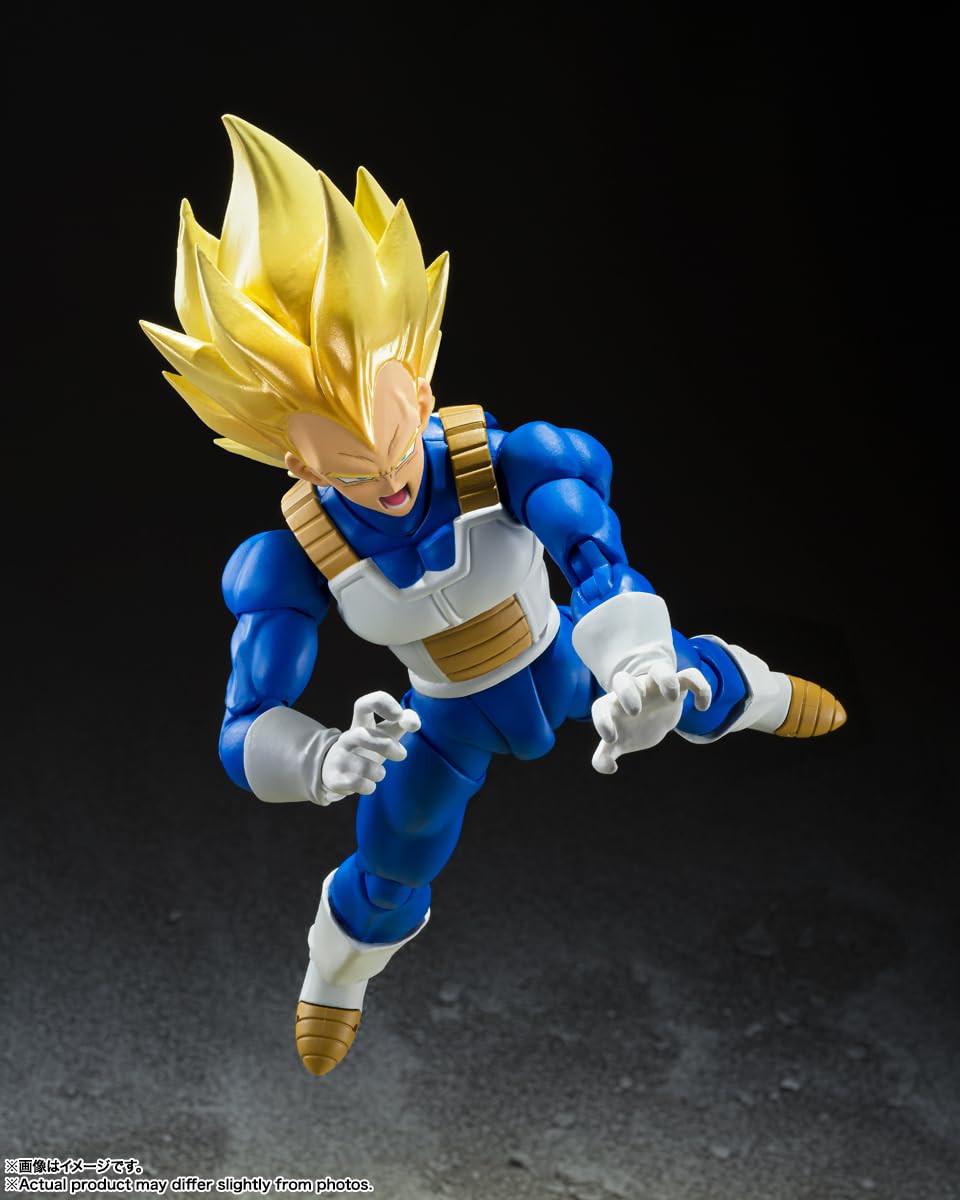 Tamashii Nations Dragon Ball Z Vegeta Awakened Blood hands set enables versatile gestures