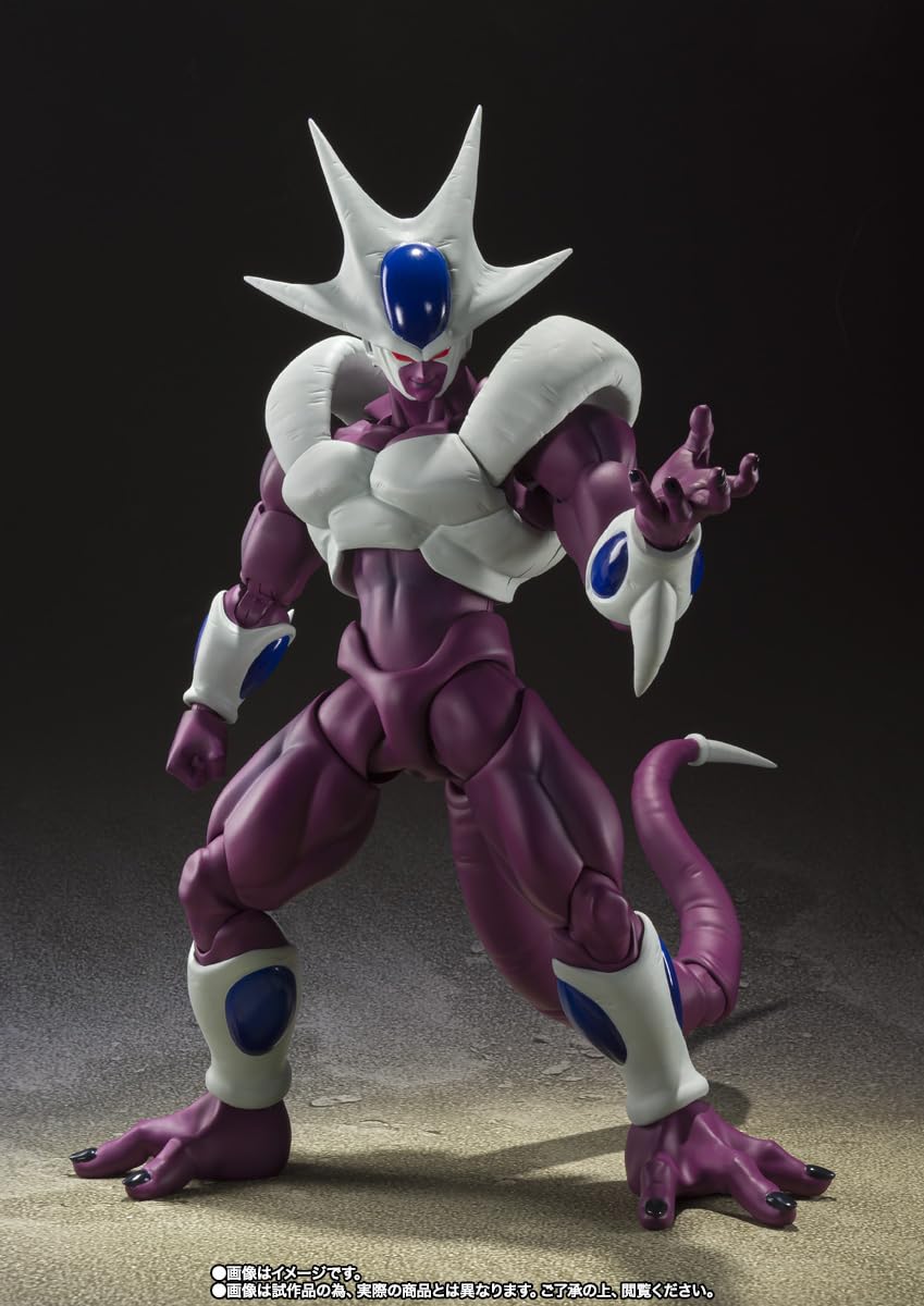 Tamashii Nations Dragon Ball Z Cooler Final Form interchangeable hands showcase options.