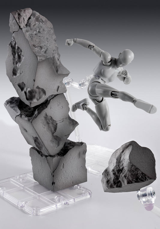 Tamashii Effect floating pieces on stage enable dramatic levitation scenes.