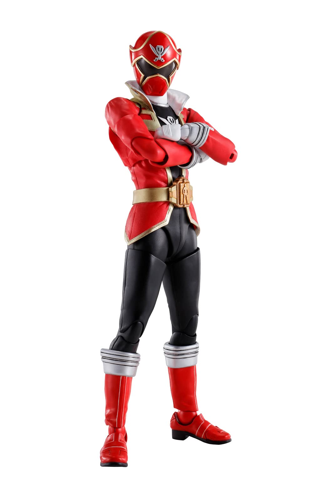 Tamashii Nations Gokai Red figure on display, ideal for dynamic posing.