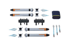 TAMASHII NATIONS Gundam SEED Canus short-range missile launcher enhances dynamic display scenes.