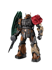 Tamashii Nations Gundam Zaku II Solari in flight pose for dramatic display