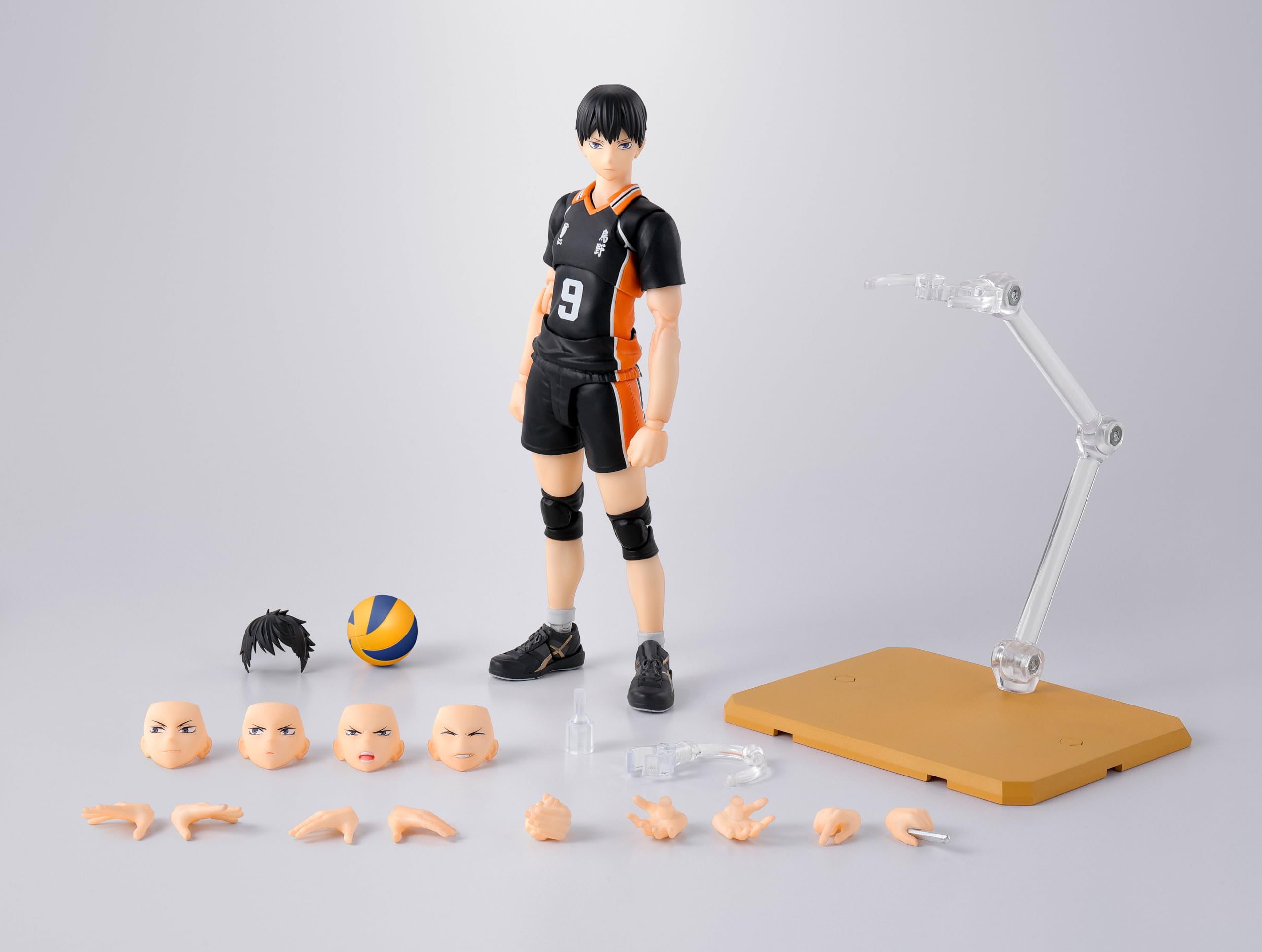 TAMASHII NATIONS Haikyu Kageyama facial parts collection offers varied emotions.