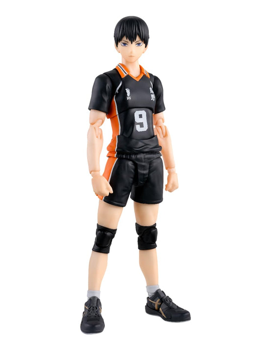 TAMASHII NATIONS Haikyu Kageyama figure front view for dynamic display.