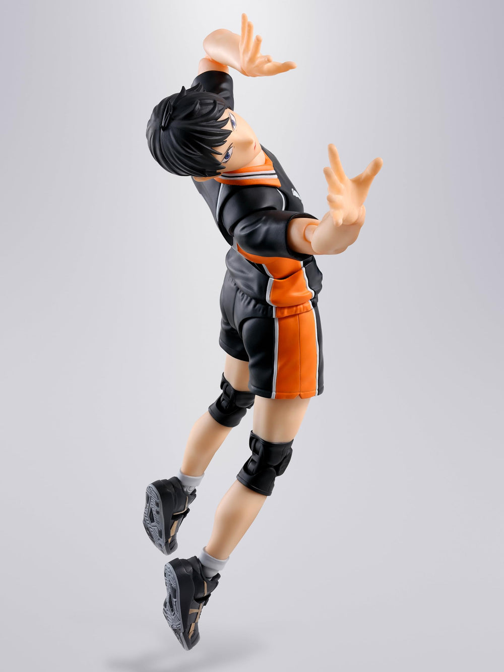 TAMASHII NATIONS Haikyu Kageyama figure left profile enables varied poses.