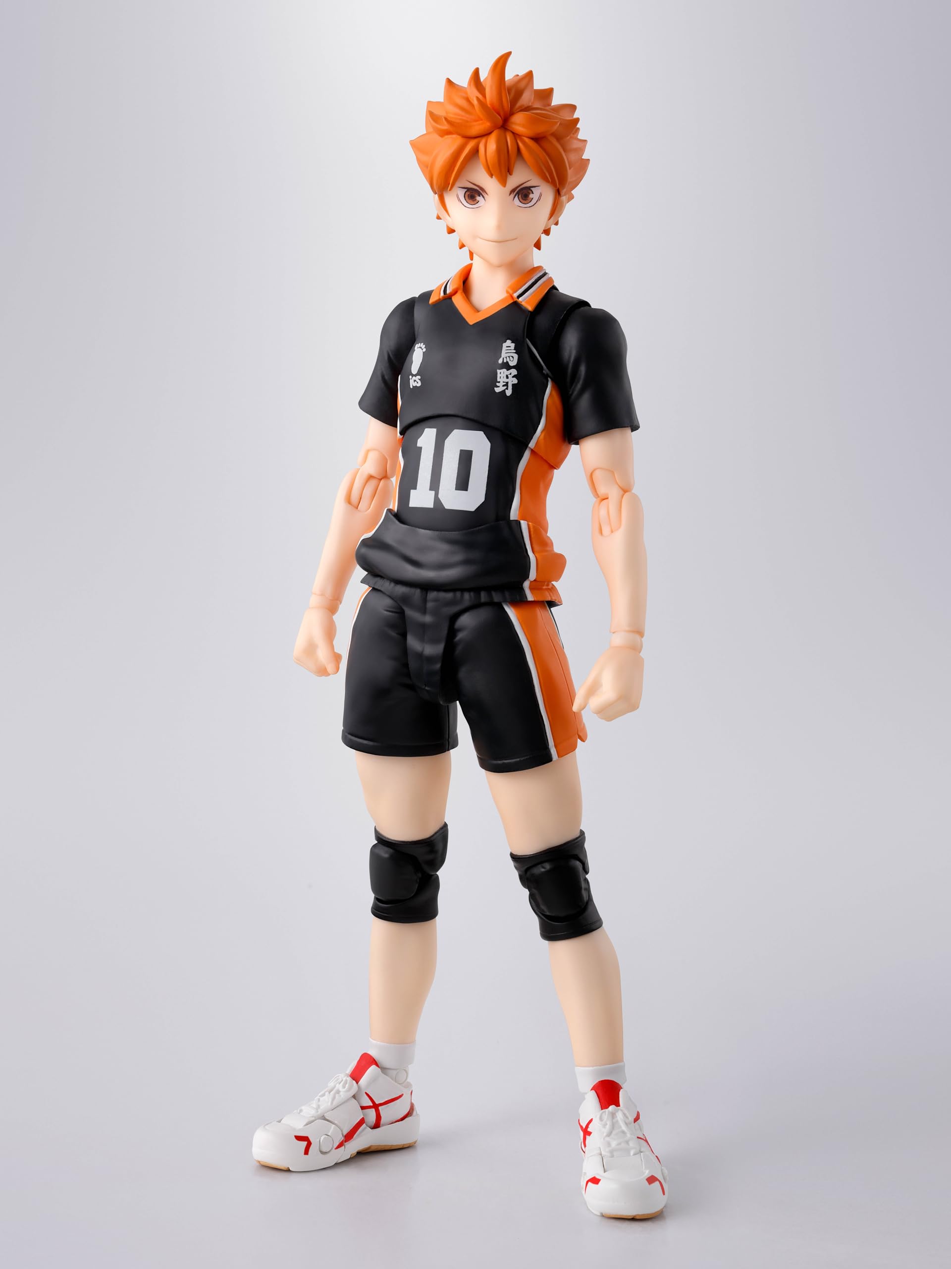 Tamashii Nations Haikyu Hinata S.H.Figuarts volleyball set for authentic action poses
