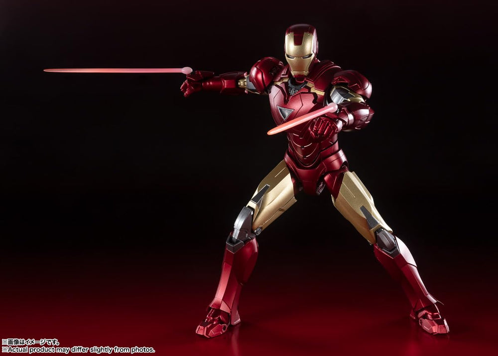 Tamashii Nations Iron Man Mark 6 forearm parts for extended action