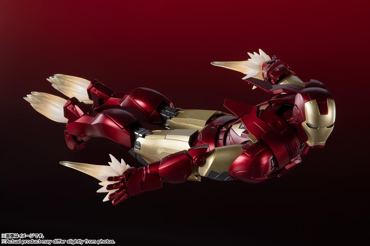 Tamashii Nations Iron Man Mark 6 leg parts for dynamic stances