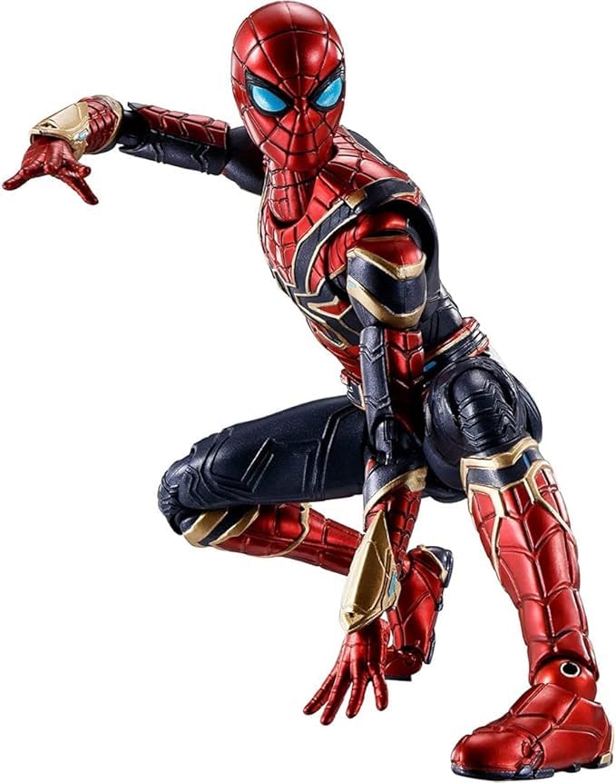 Tamashii Nations Iron Spider three eye variations for expressive display