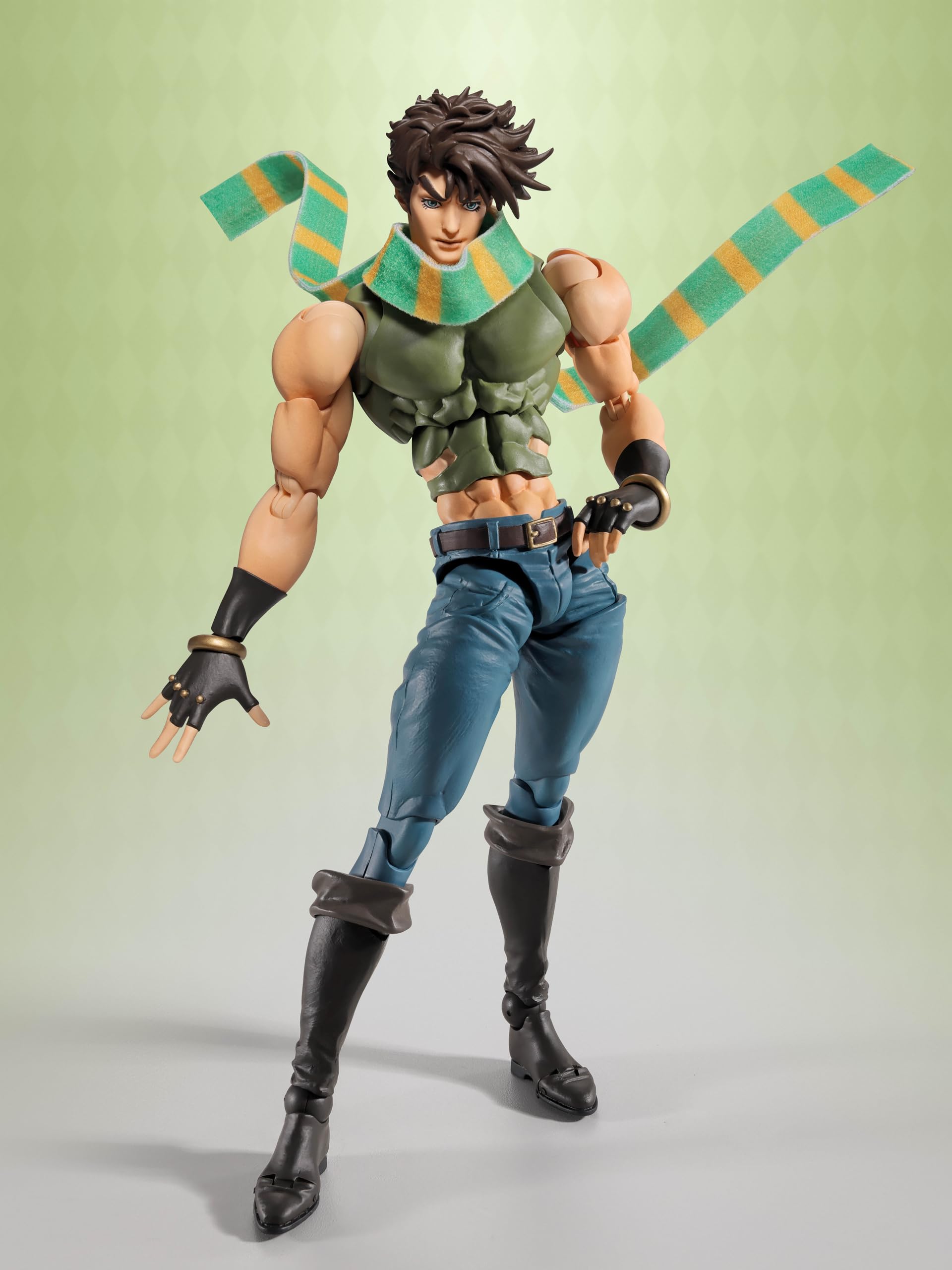 Joseph Joestar close-up facial detailing via TAMASHII digital painting