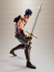 TAMASHII NATIONS pedestal supporting bold, studio-style presentation