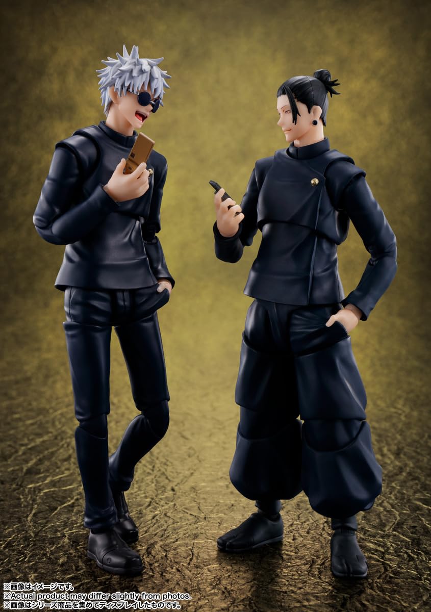 TAMASHII NATIONS Suguru Geto figure height roughly 6.1 inches.