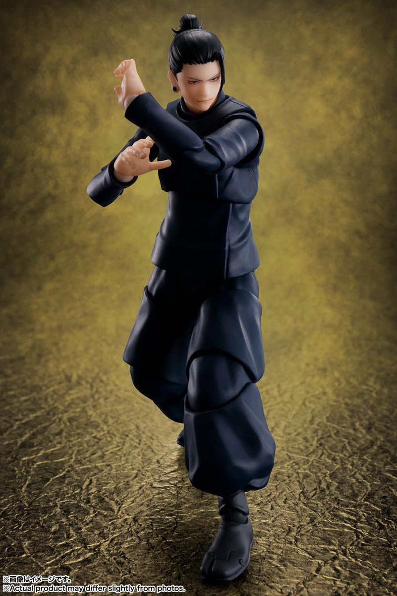 TAMASHII NATIONS Suguru Geto mobile phone accessory for storytelling.