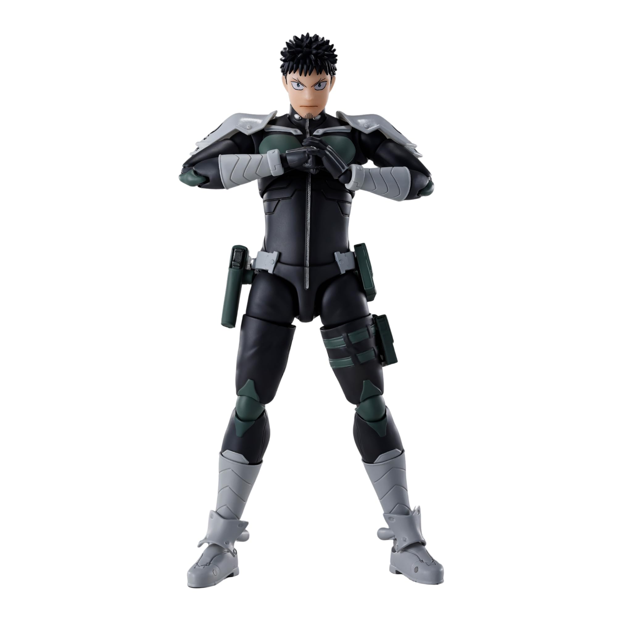 TAMASHII NATIONS Kaiju No 8 Kafka Hibino figure with show-faithful proportions for dynamic display
