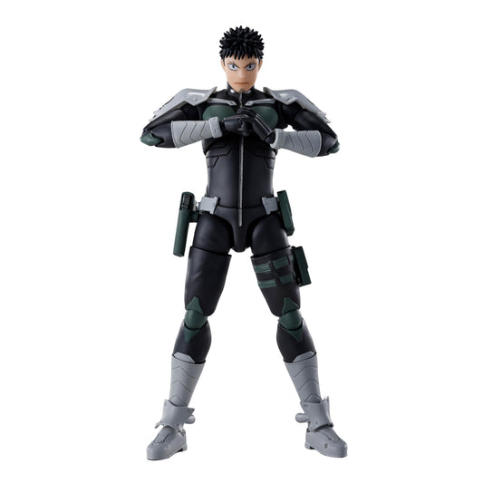 TAMASHII NATIONS Kaiju No 8 Kafka Hibino figure with show-faithful proportions for dynamic display