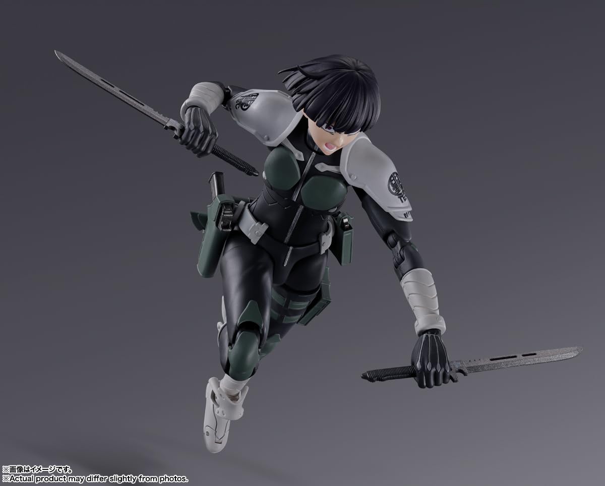 TAMASHII NATIONS Soshiro Hoshina figure including bonus Kaiju No 8 expressions for storytelling