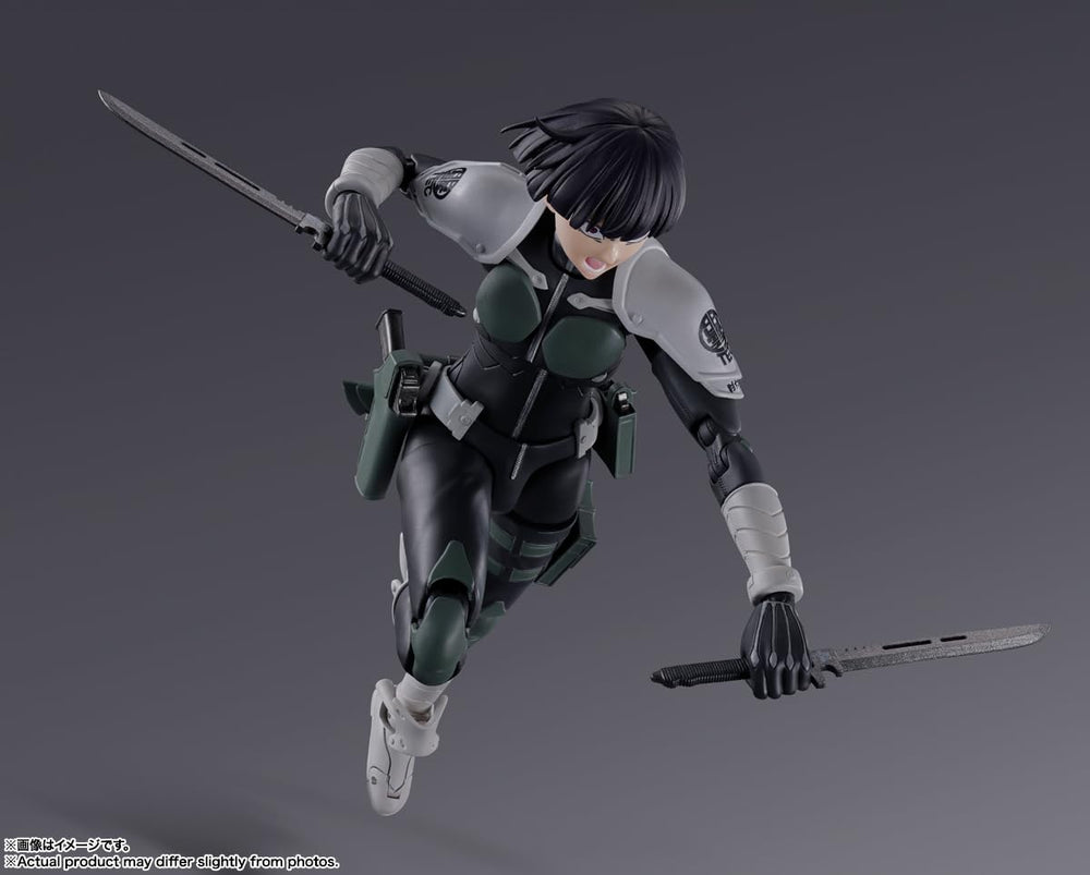 TAMASHII NATIONS Soshiro Hoshina figure including bonus Kaiju No 8 expressions for storytelling