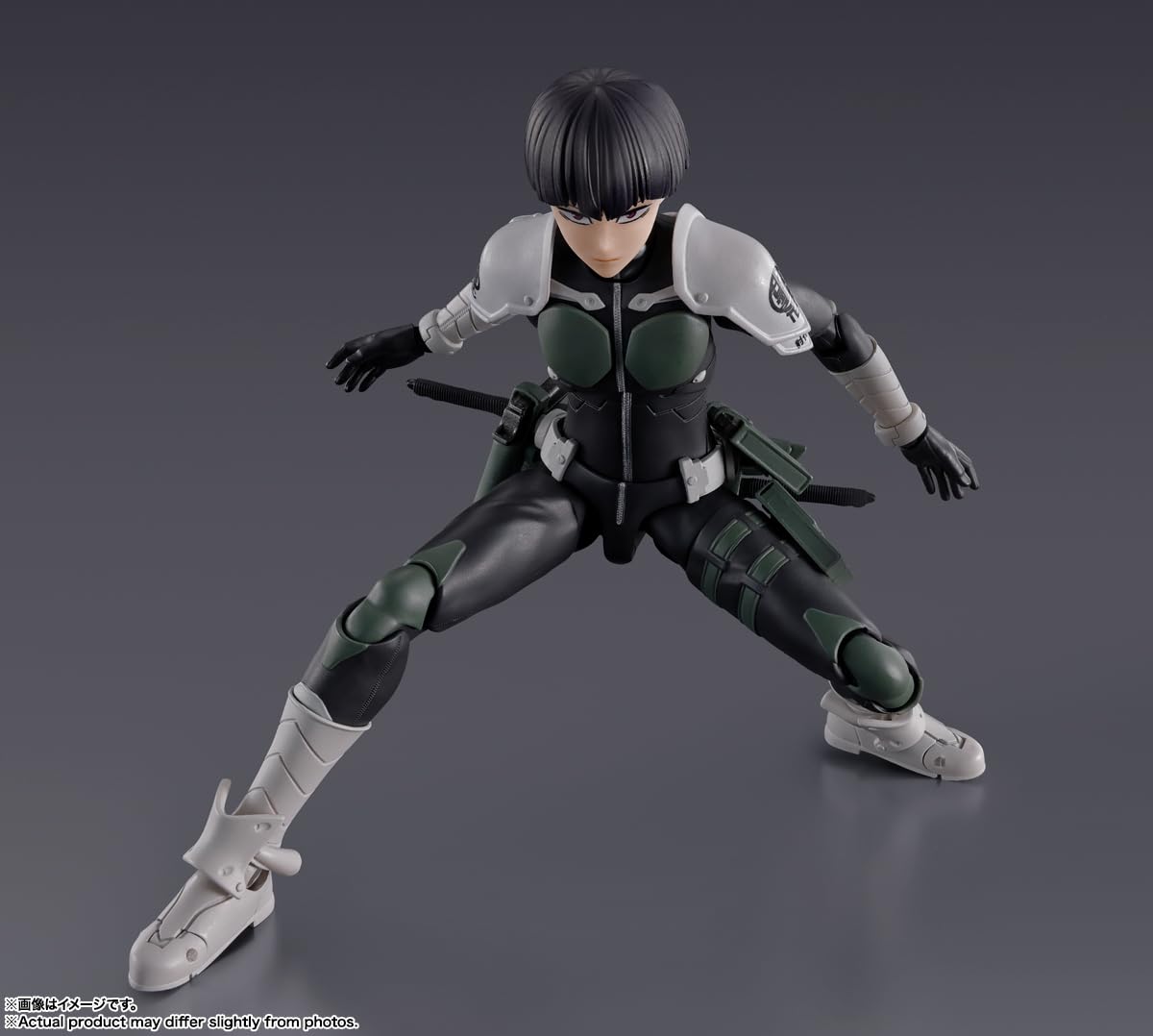 TAMASHII NATIONS Soshiro Hoshina figure showing wrist part options for posing