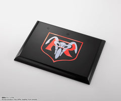 Tamashii Nations Kamen Rider 1 set-contents includes hands, scarves, and pedestal