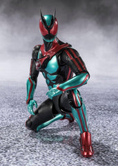 Metallic red and green paint accentuates the Zeztz suit's armor.