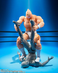 Official packaging confirms Bandai Spirits licensing for TAMASHII NATIONS Kinnikuman figure.