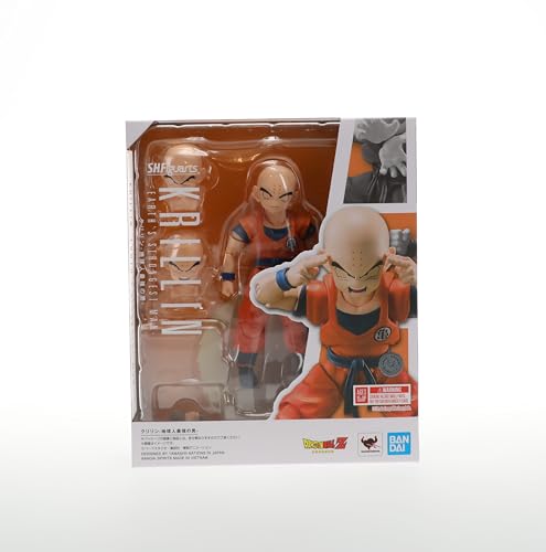 Krillin head sculpt close-up showing detailed facial features